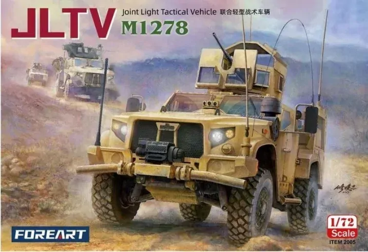 ForeArt 2005 M1278 Joint Light Tactical Vehicle 1/72 Scale Plastic Model Kit