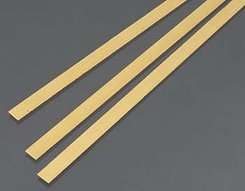 L: 300mm K&S Metals Brass Strip W: 6mm T: 0.5mm 3pcs 