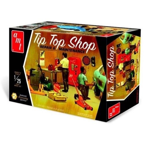 AMT PP016 Garage Accessory Set NO.2 Tip Top Shop 1/25 Scale