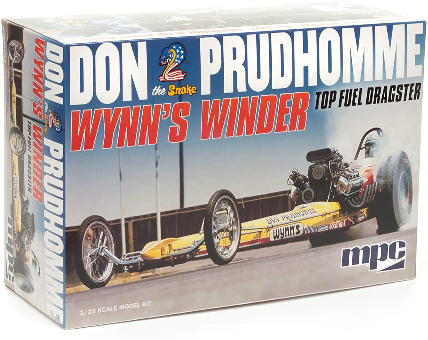 MPC Don Prudhomme Wynn's Winder Dragster 1:25 Scale Plastic Model Kit 921 NIB