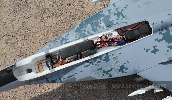 Large battery compartment 