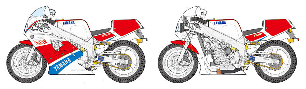 Tamiya 14058 colour scheme