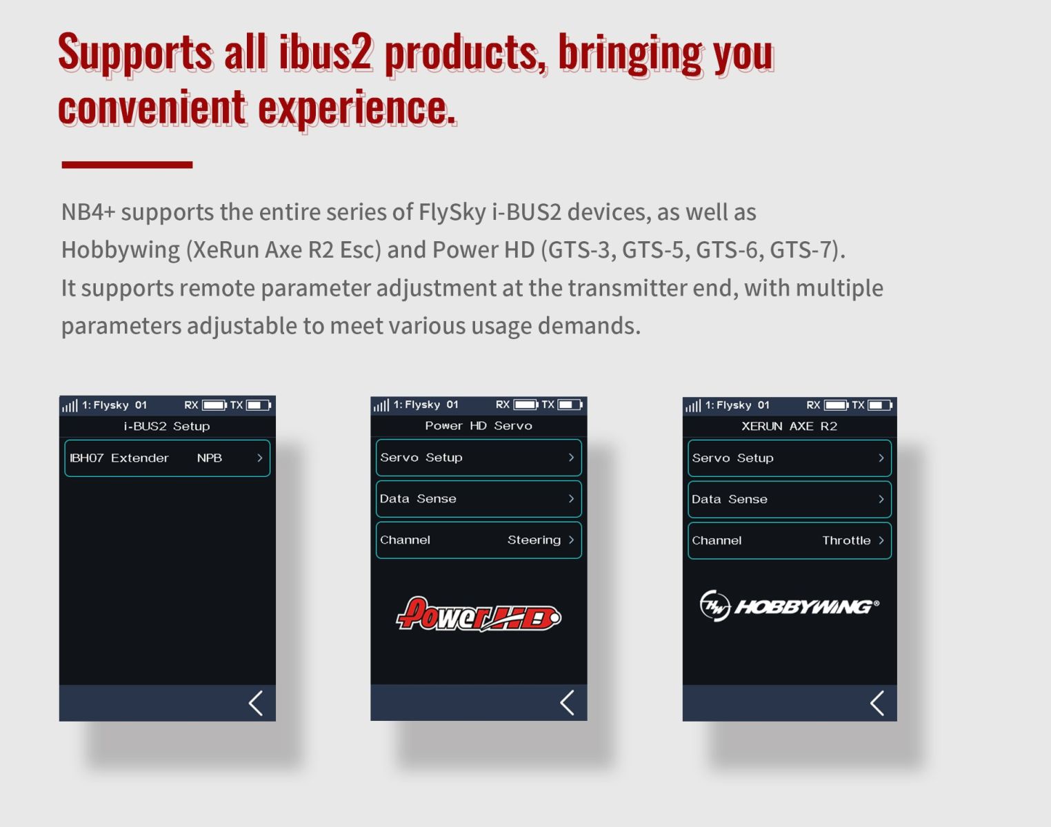 Supports All I bus2 Products