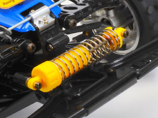 The front monoshock CVA oil damper