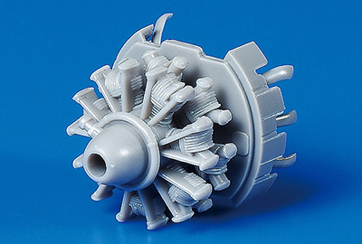 Highly detailed Sakae engine