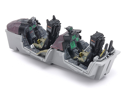 Highlights in the detailed cockpit