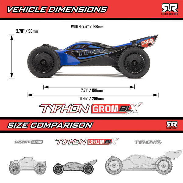 1/14 TYPHON GROM 223S DSC Brushless