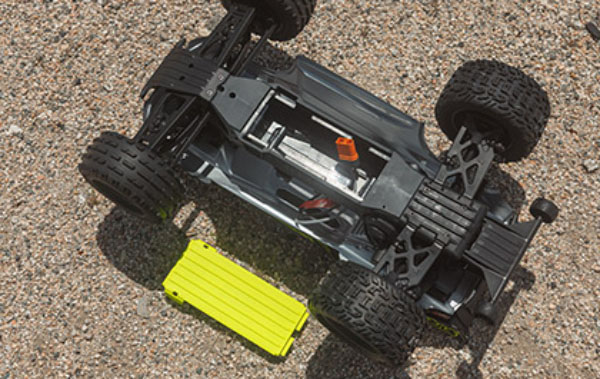 BOTTOM LOADING BATTERY TRAY
