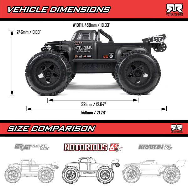 NOTORIOUS 6S 4X4 RTR 
