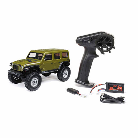 Axial SCX24 Jeep Wrangler JLU Brushed RTR 1/24 4x4 RC Rock Crawler