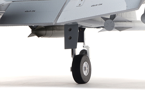 electric retracts are equipped with durable metal components 