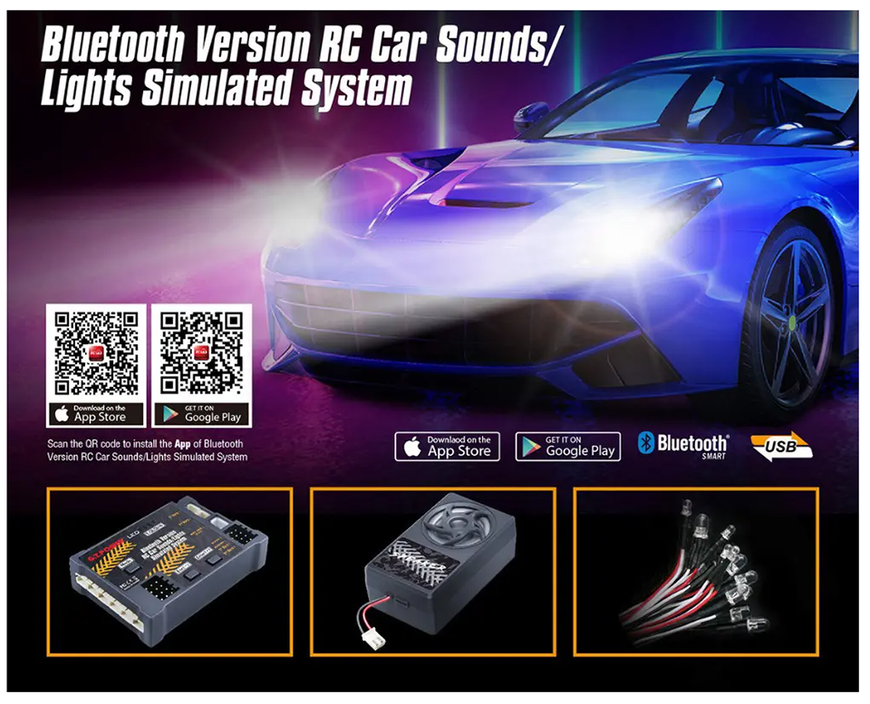 Sound and Lights RC Car