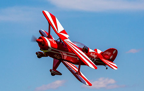 The Pitts S-2B ARF is an officially-licensed model