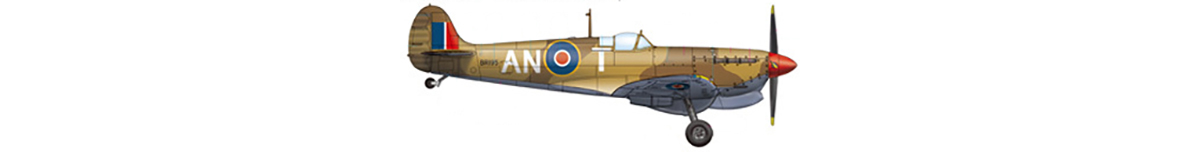 HobbyBoss Spitfire MK.Vb/ Trop 83206 BR195 AN-T No 247 Sqn Early 1943 Sicliy Paint Scheme