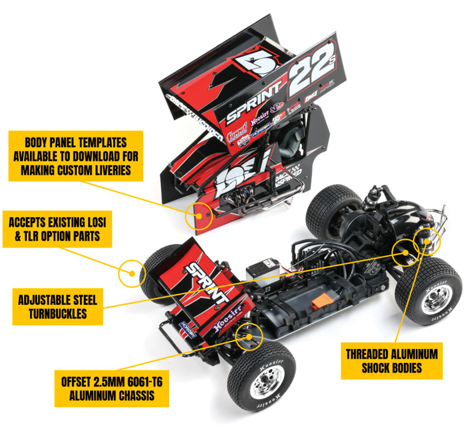 Losi 22S Sprint  Details