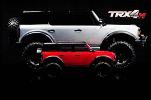 TRX-4M is larger and yet more maneuverable