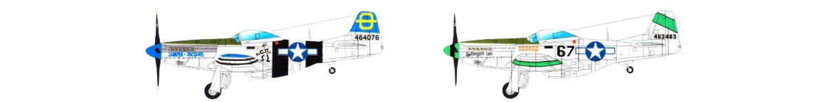 Hobbyboss P-51D Mustang 1945 Paint Scheme