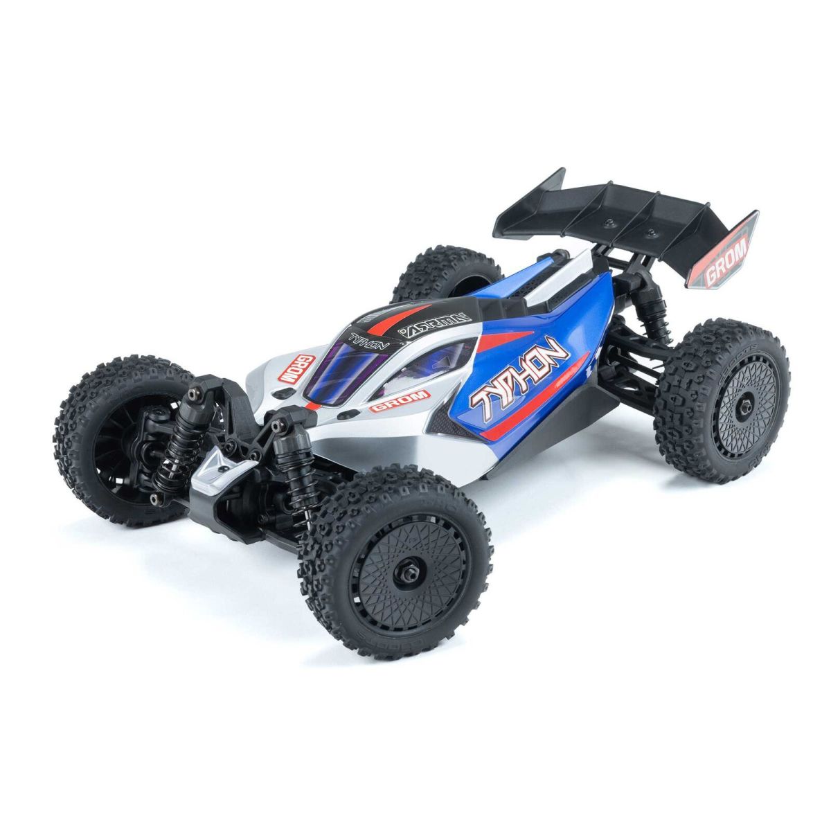 An image of one of the recommended RC car for beginners - the ARRMA Typhon Grom.