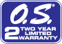 O.S. 2-year Limited Warranty