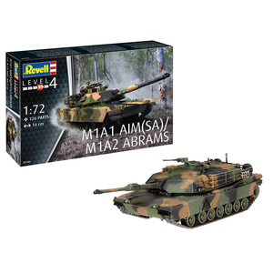 Revell 03346 M1A1 AIM (SA)/M1A2 Abrams 1/72 Scale Plastic Model Kit