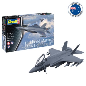 Revell 03765 Lockheed Martin F-35A Lightning II w/ Aus Decals 1/72 Scale Plastic Model Kit