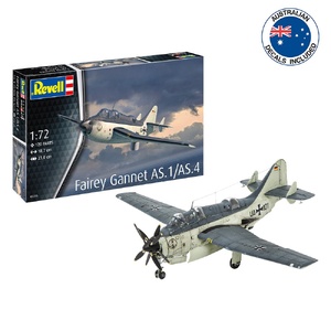 Revell 03775 Fairey Gannet AS.1/AS.4 w/ Aus Decals 1/72 Scale Plastic Model Kit