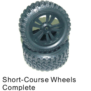 HBX 12065 Short Course Complete Wheels: Iron Hammer