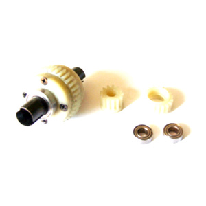 HBX KB-61051 Complete Diff, Idle & Diff Pinion Gear, Bearings