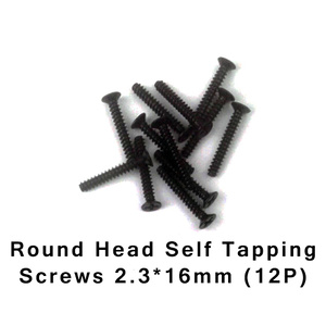 HBX S166 Round Head Self Tapping Screws 2.3x16mm (12pcs)