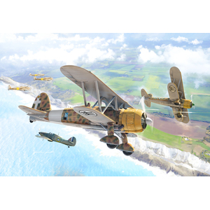 Italeri 1437 FIAT CR.42 Falco 1/72 Scale Model Plane
