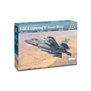 Italeri 1464 F-35A Lightning II CTOL Version (Beast Mode) 1/72 Scale Plastic Model Kit