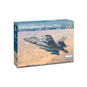 Italeri 1464 F-35A Lightning II CTOL Version (Beast Mode) 1:72 Scale Plastic Model Kit
