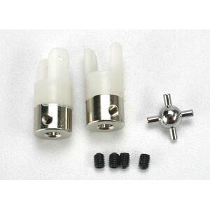 TRAXXAS 1539R: U- joints (2) w/ 3mm set screws (4)