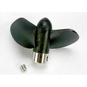 TRAXXAS 1584: Propeller, left/ 4.0mm GS (set screw) (1)