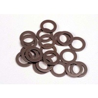 TRAXXAS 1985: PTFE-coated washers, 5x8x0.5mm (20) (use with ball bearings)