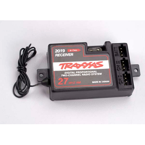 Traxxas 2019: Receiver, 2-Channel 27MHz w/o BEC (For use with ESC)