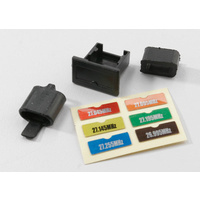 TRAXXAS 2030: Crystal holders, transmitter & receiver/ decal sheet