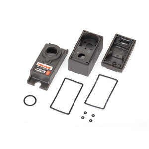 TRAXXAS 2063X: Servo case/gaskets (for 2065X metal gear, waterproof, sub-micro servo)