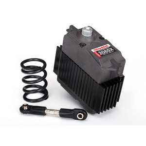 TRAXXAS 2085X: High-torque, Metal gear (ball bearing) Digital Servo w/ Servo Saver Spring & Steering Link