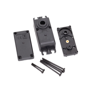 TRAXXAS 2251: Servo case, plastic (top, middle, bottom)/ gaskets/ hardware (for 2250, 2255 servos)