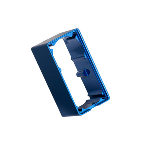 TRAXXAS 2254: Servo case, aluminum (blue-anodized) (middle) (for 2250 servo)