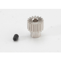 TRAXXAS 2416: Gear, 16-T pinion (48-pitch) / set screw 