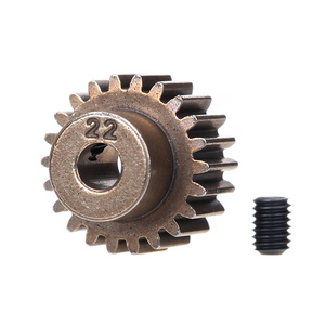 Traxxas 2422: Gear, 22-T pinion (48-pitch) (fits 3mm shaft)/ set screw