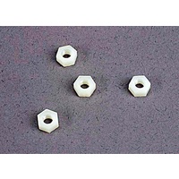 TRAXXAS 2447: 4mm nylon wheel nuts (4)