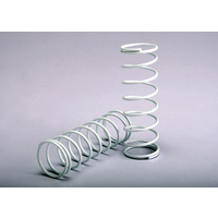 TRAXXAS 2458A: Springs, front (white) (2)