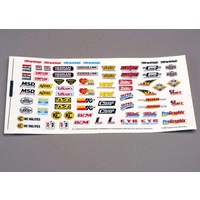 TRAXXAS 2514: Decal sheet, racing sponsors