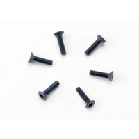 TRAXXAS 2523: Screws, 2.5x10mm countersunk machine (hex drive) (6)