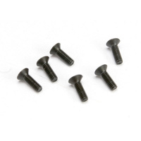 TRAXXAS 2524: Screws, 2.5x8 countersunk machine (hex drive) (6)