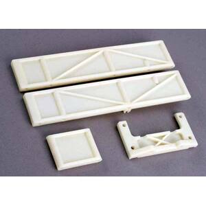 TRAXXAS 2525: Battery box set (2-sides/ 1-front/1-rear battery box connector)