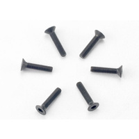 TRAXXAS 2526: Screws, 2.5x12mm countersunk machine (hex drive) (6)